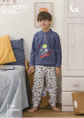 PIGIAMA BAMBINO M/L 2250 Tellini S.r.l. Ingrosso Abbigliamento
